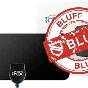 TV Fox-antennen med bluffstämpel