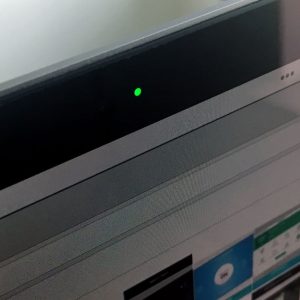 Aktiv webbkamera på Macbook Pro