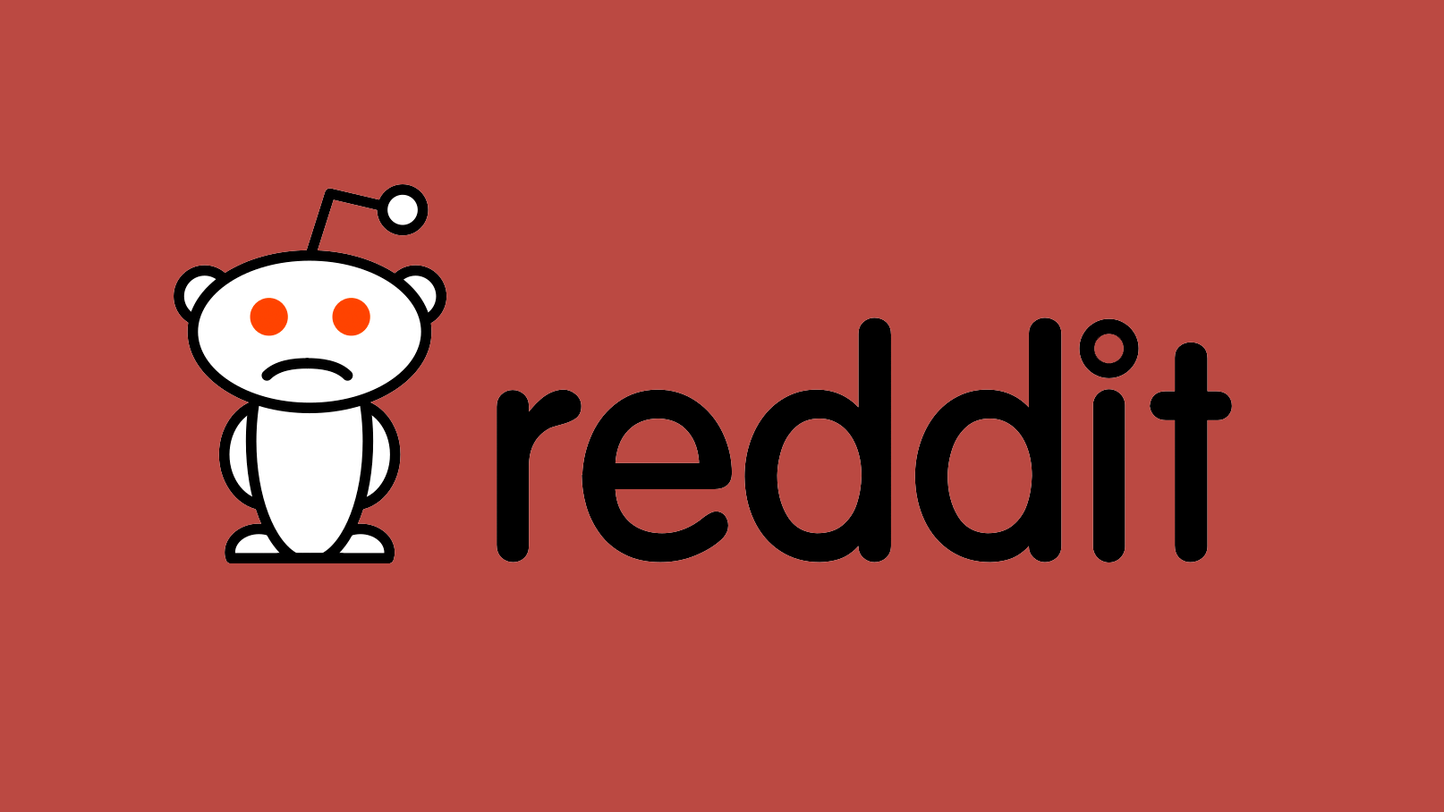 Ledsen Reddit-maskot