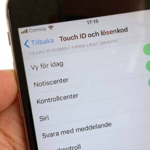 Stäng av åtkomsten till Siri från låsskärmen.