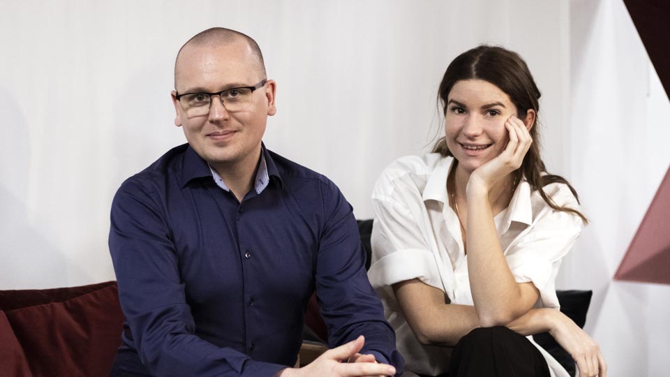 Karl Emil Nikka och Tess Hamark