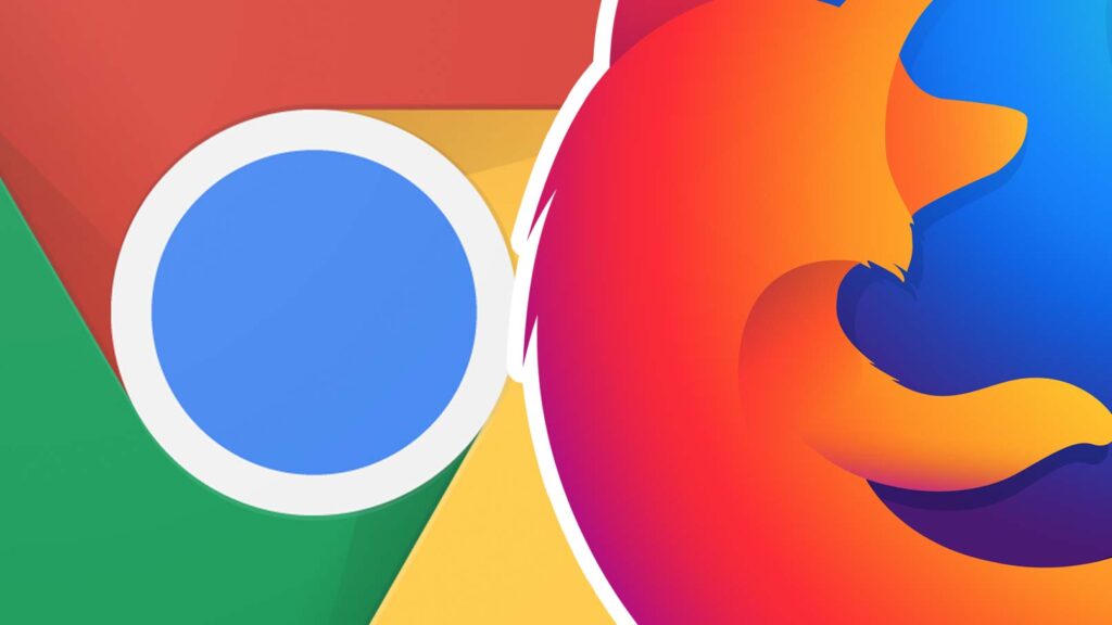 Google Chrome och Mozilla Firefox