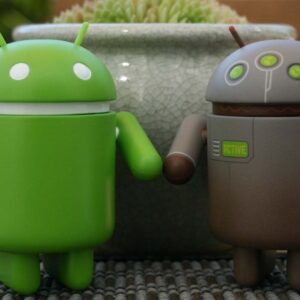 Två Android-maskotar