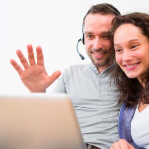 Par som använder Skype