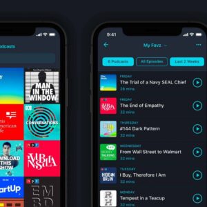 Pocket casts på Iphone