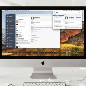 Lösenordshanteraren 1password på en Imac