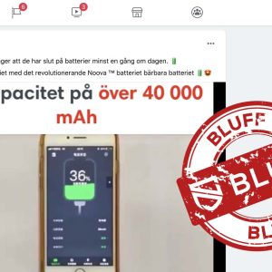 Noova-bedrägeriet på Facebook