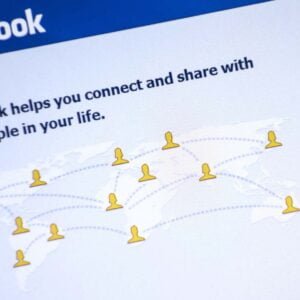Facebooks välkomstsida