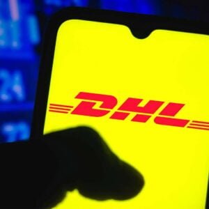 DHL-appen på Android-mobil