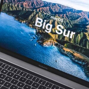 Macbook med Mac OS Big Sur