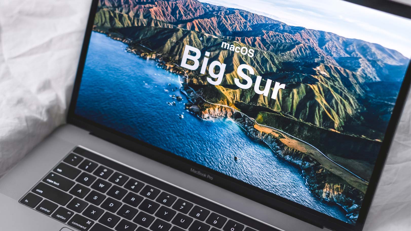 Macbook med Mac OS Big Sur