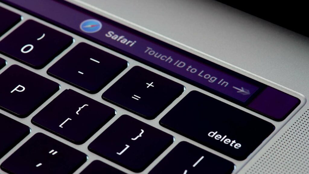 Touch-ID-sensor på Macbook Pro
