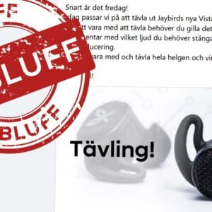 Bluffstämpel på falsk Facebook-tävling