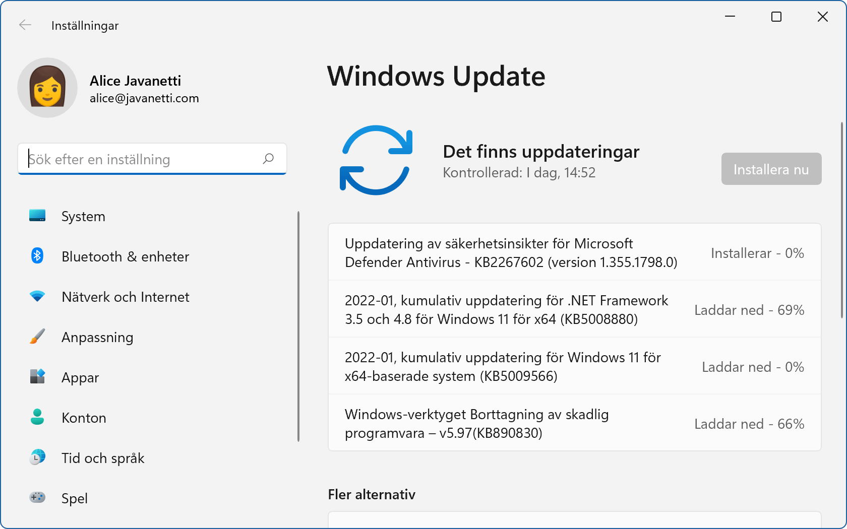 Windows Update installerar januaris säkerhetsuppdateringar.